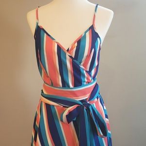 Dress Pop Stripe , City Chic Size L
